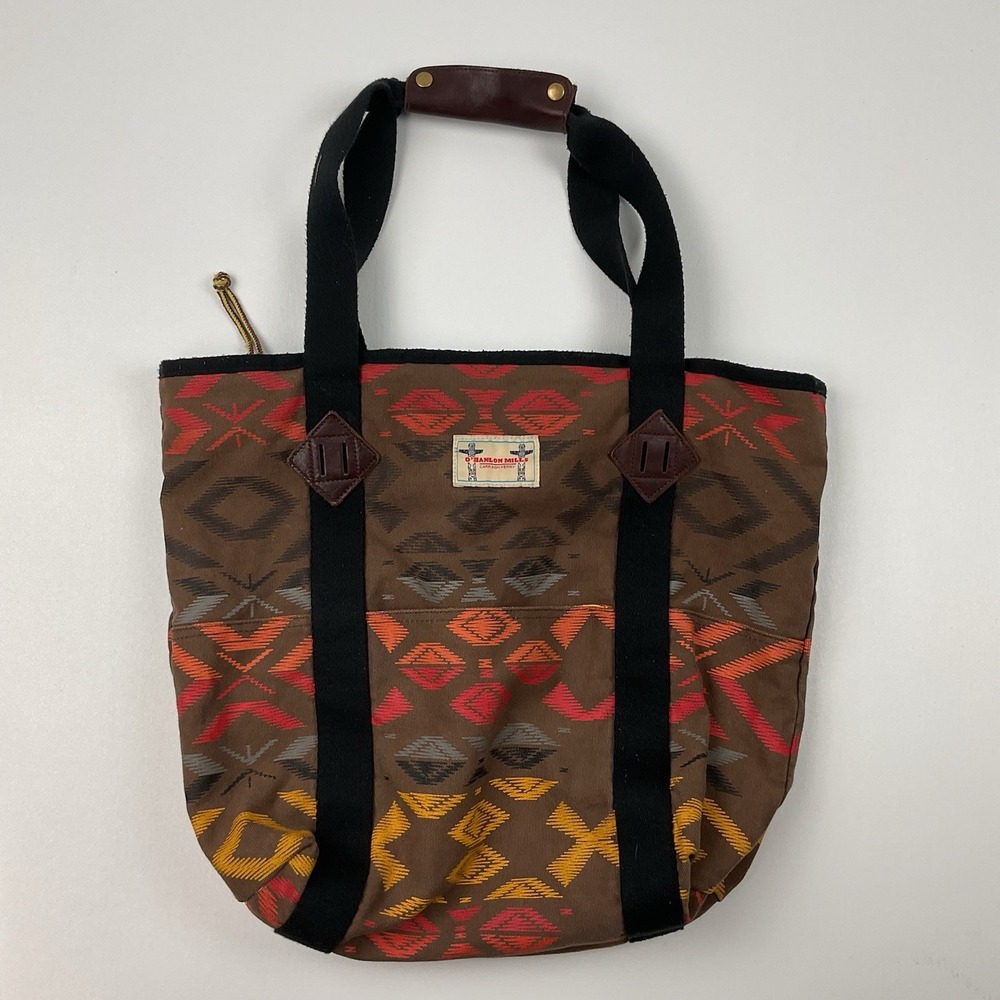 O'Hanlon Mills Aztec Tote Bag Vintage Style Boho‎ Festival Carryall Southwest